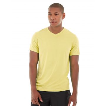 Atomic Endurance Running Tee (V-neck)-L-Yellow